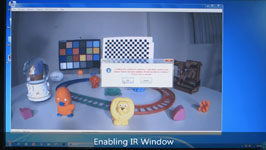 enabling ir windows settings in e-camview